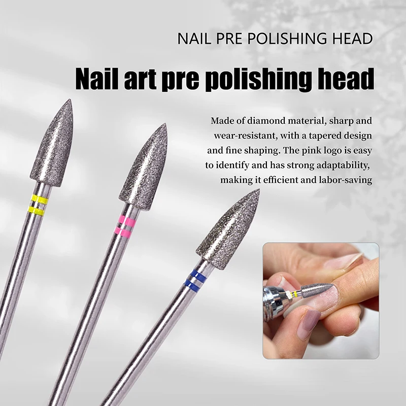 1Pcs Cone Nail Drill Bits Machine Pedicure Foot Cuticle Clean Tools Nail File Grinding Head Gel Polish Removal Nail Art Tools