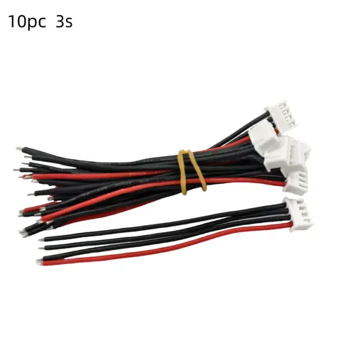 10pc 1S 2S 3S 4S 5S 6S 7S 8S 22AWG Lipo Battery Balance Charger Cable IMAX B6 Connector Plug Wire 10 15 20 30cm Single head wire - Image 28