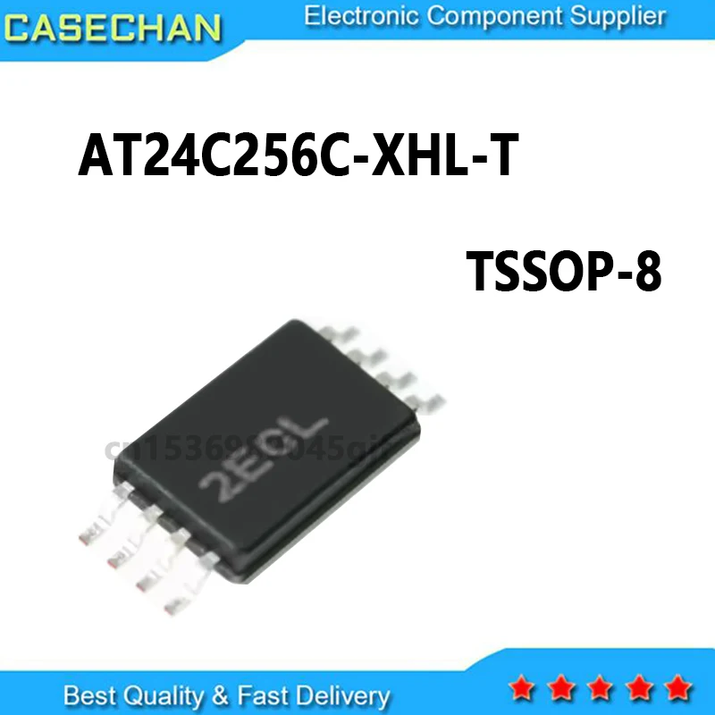 1PCS New and Original AT24C256C 24C256 AT24C256C-XHL-T 2ECL 256Kbit EEPROM TSSOP-8