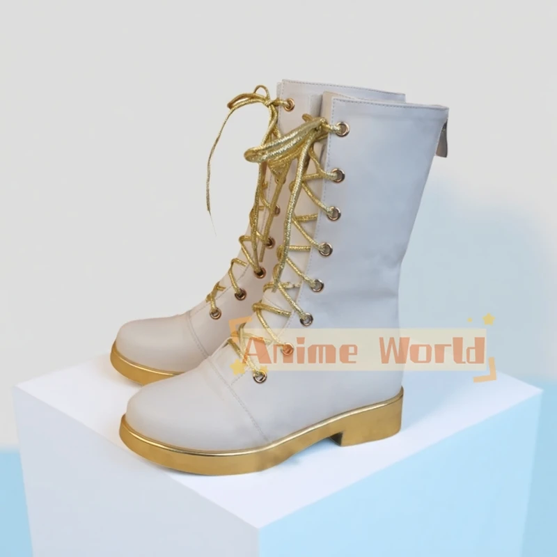 Kinder Jungen Mädchen KPop Dämon Jäger Zoey Cosplay Schuhe Anime Handgemachte Kunstleder Halloween Party Stiefel