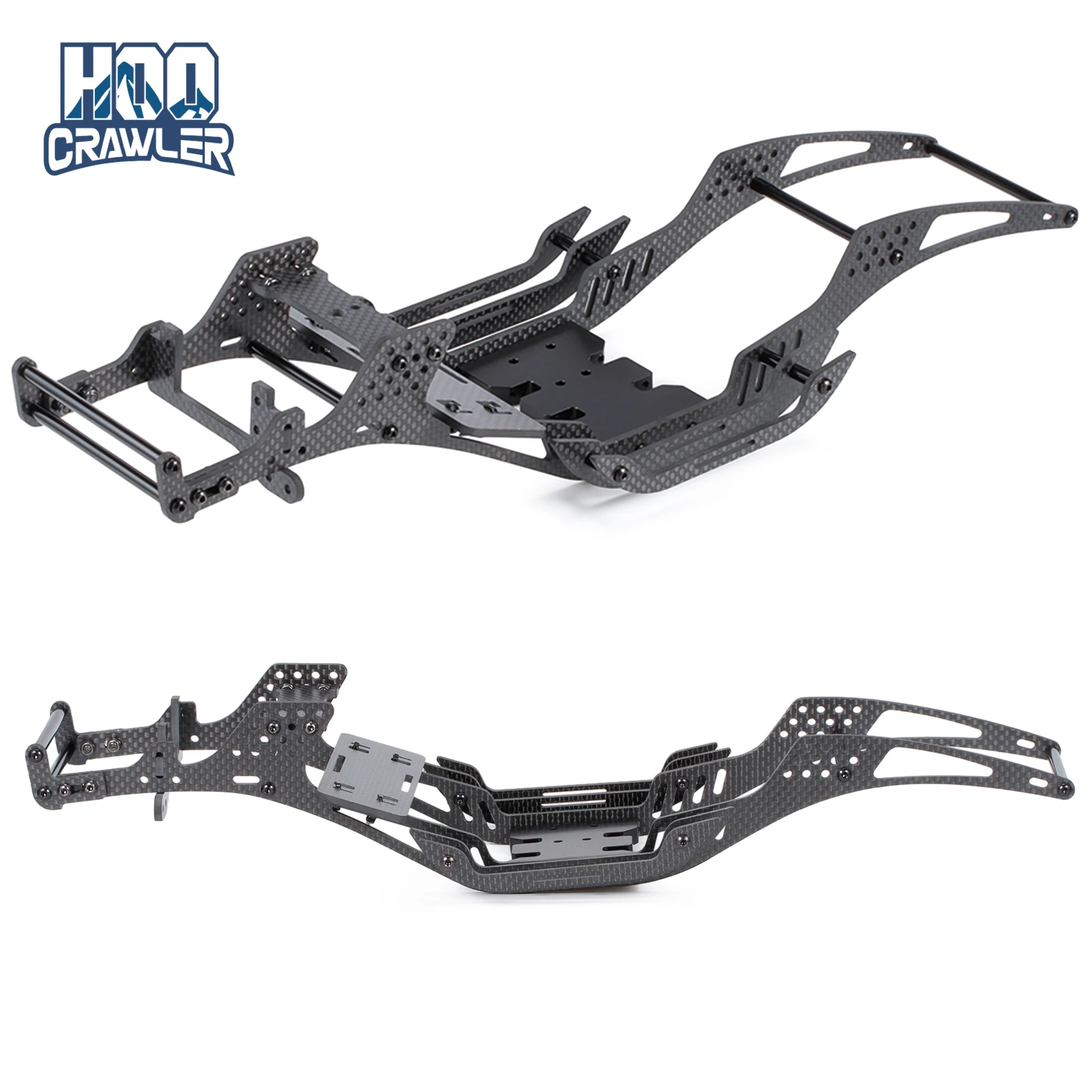 1/10 RC Crawler Carbon Fiber LCG Chassis Kit Performance LCG Frame for Axial SCX10 II Element RC Enduro Trail Truck Builders