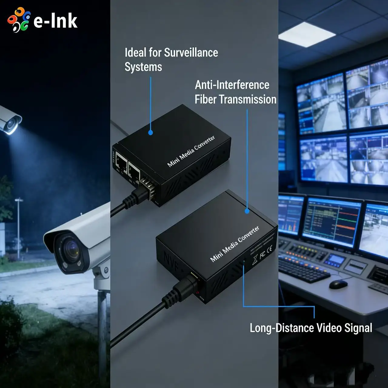 Mini 2x 10/100/1000Base-T RJ45 to 1x 1000Base-X SFP Slot Gigabit Ethernet Media Converter