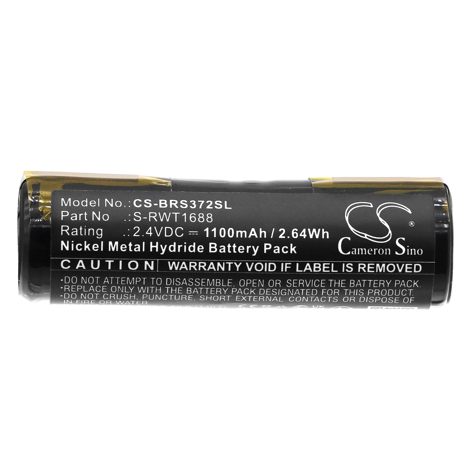 Bateria de substituição CS para Braun 4717, DLX S18.535.3, Oral-B Sonic 3721 1103425149 , 2N-600AE, C