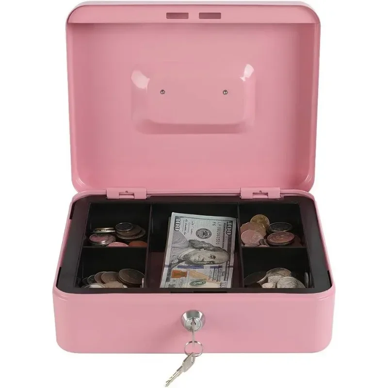 Protable Key Safe Box Key Locker Safe Home Shop Steel Safe Money Box Security Cash Box Storage Hidden Coin Money Jewellery