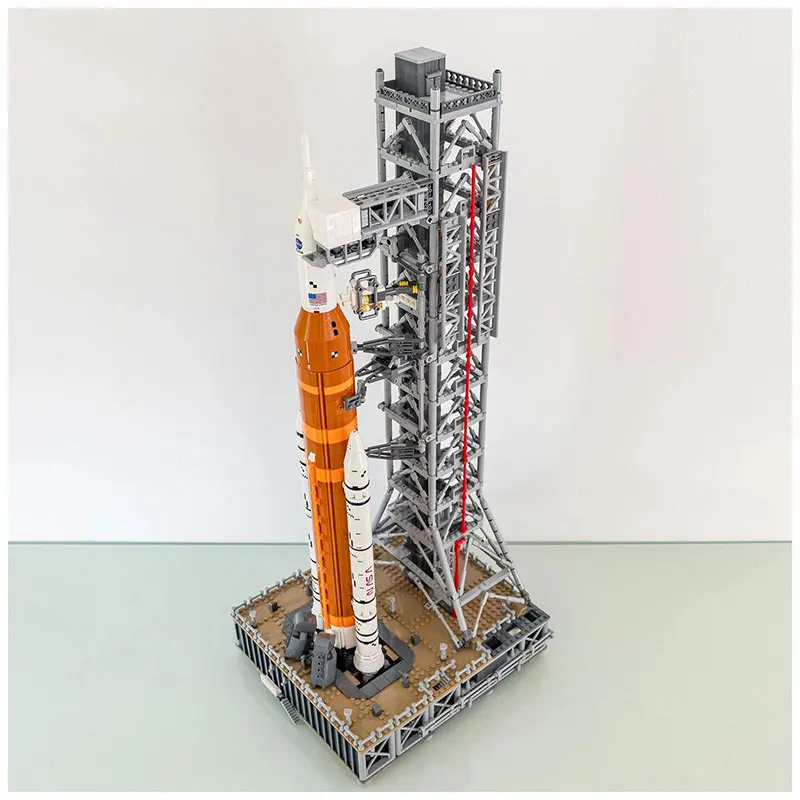 New 2024 3601Pcs Space Launch System Model Rocket Building Blocks Compatible Kids Adults Assembly Christmas birthday Toys