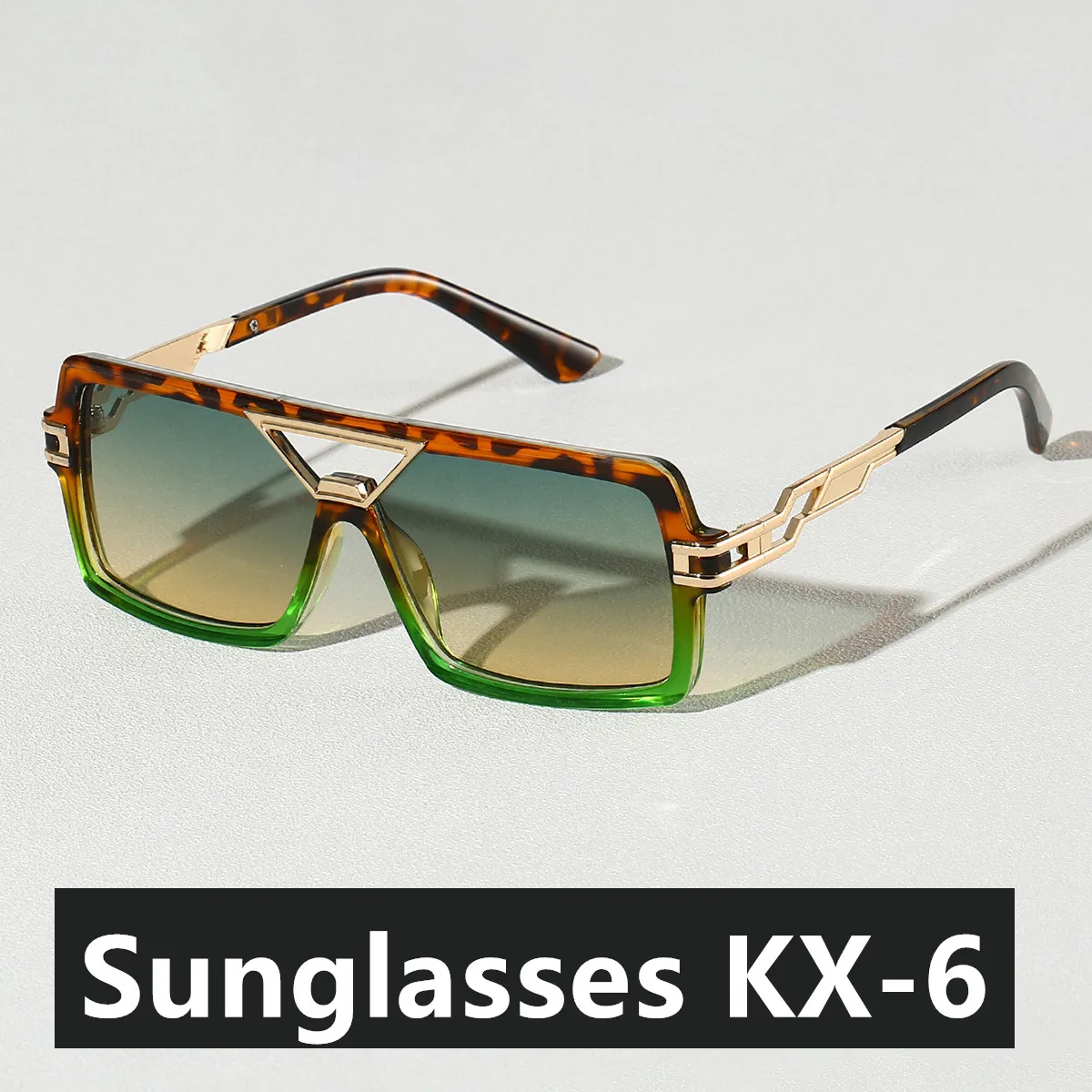 2026 neue Mann Frau Sonnenbrille Mode Vielseitige Trend Sonnenbrillen UV400 Farbe Blockieren Hohe Qualität Doppel Strahl Design Sonnenbrille – Detail 3