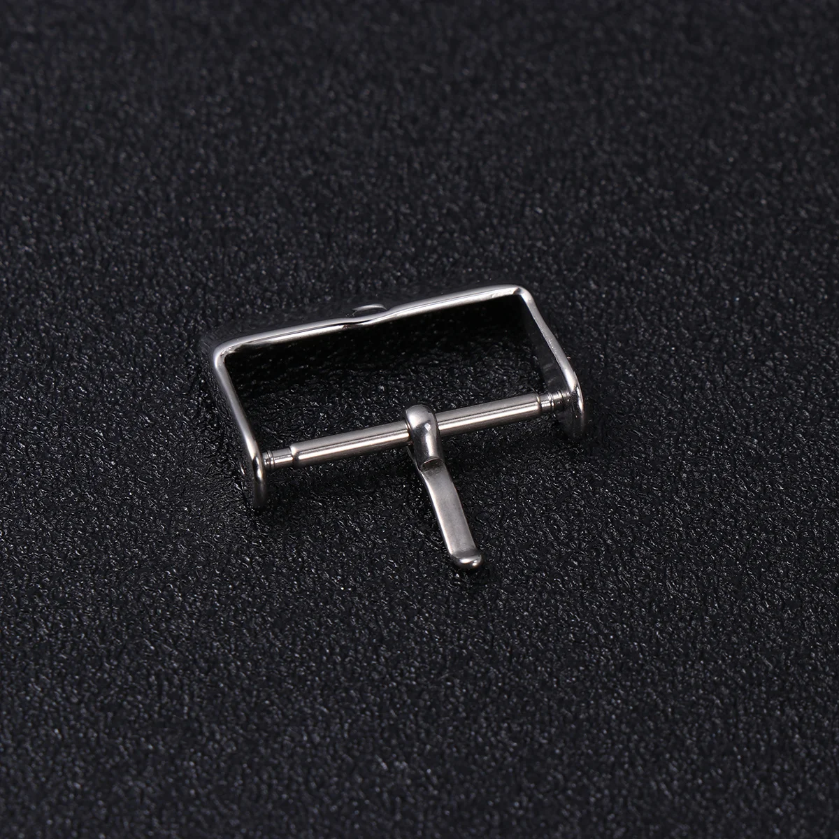 

5Pcs Stainless Steel Watch Strap Buckle Luxury Watch Band Clasp Suitable for Leather Silicone Electronic 16mm Silver