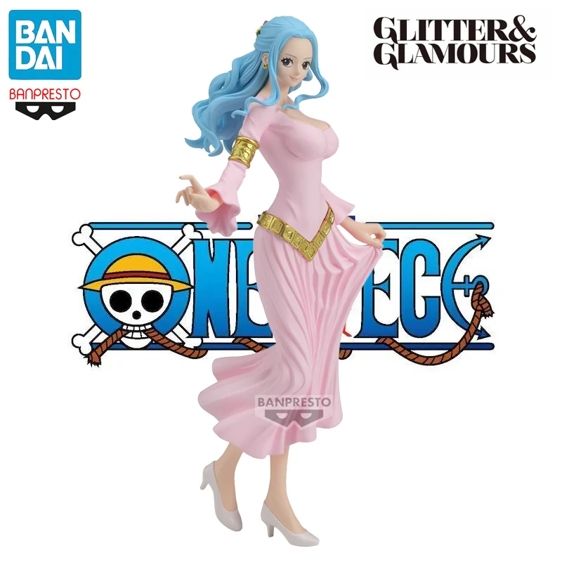 stwo One Piece BANPRESTO GLITTER&GLAMOURS Nefertari D. Vivi II PVC 23CM Anime Action Figures Model Collection Toy