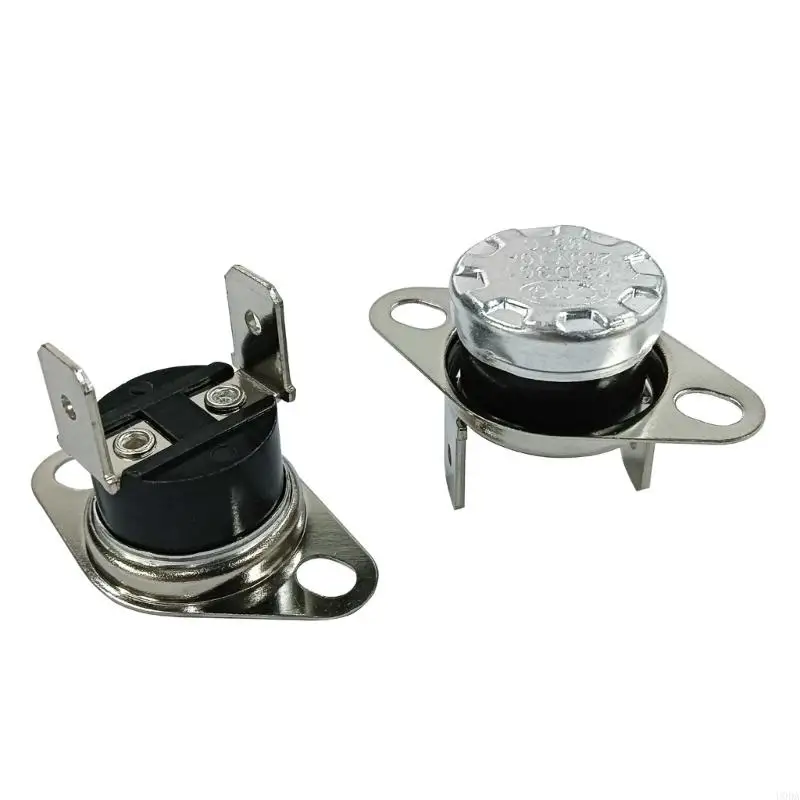  Temperature Sensors Switches 90°C 250V 16A NC Bimetal Thermostats Quickly Response Compatibility with Heaters Dryers