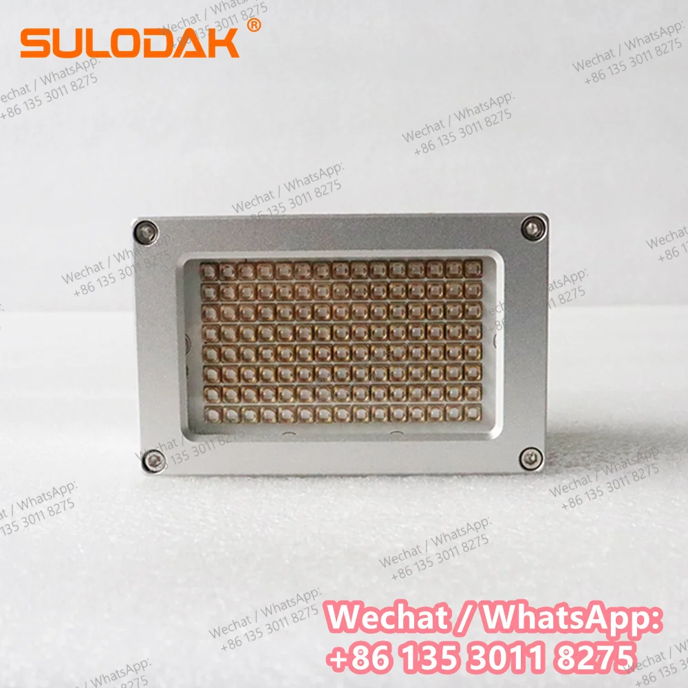 UV LED Curing Lamp Water Cooling System for Inkjet Printing Machine 500W LED Lights Cured 395nm Ink 70*40mm Curing Code