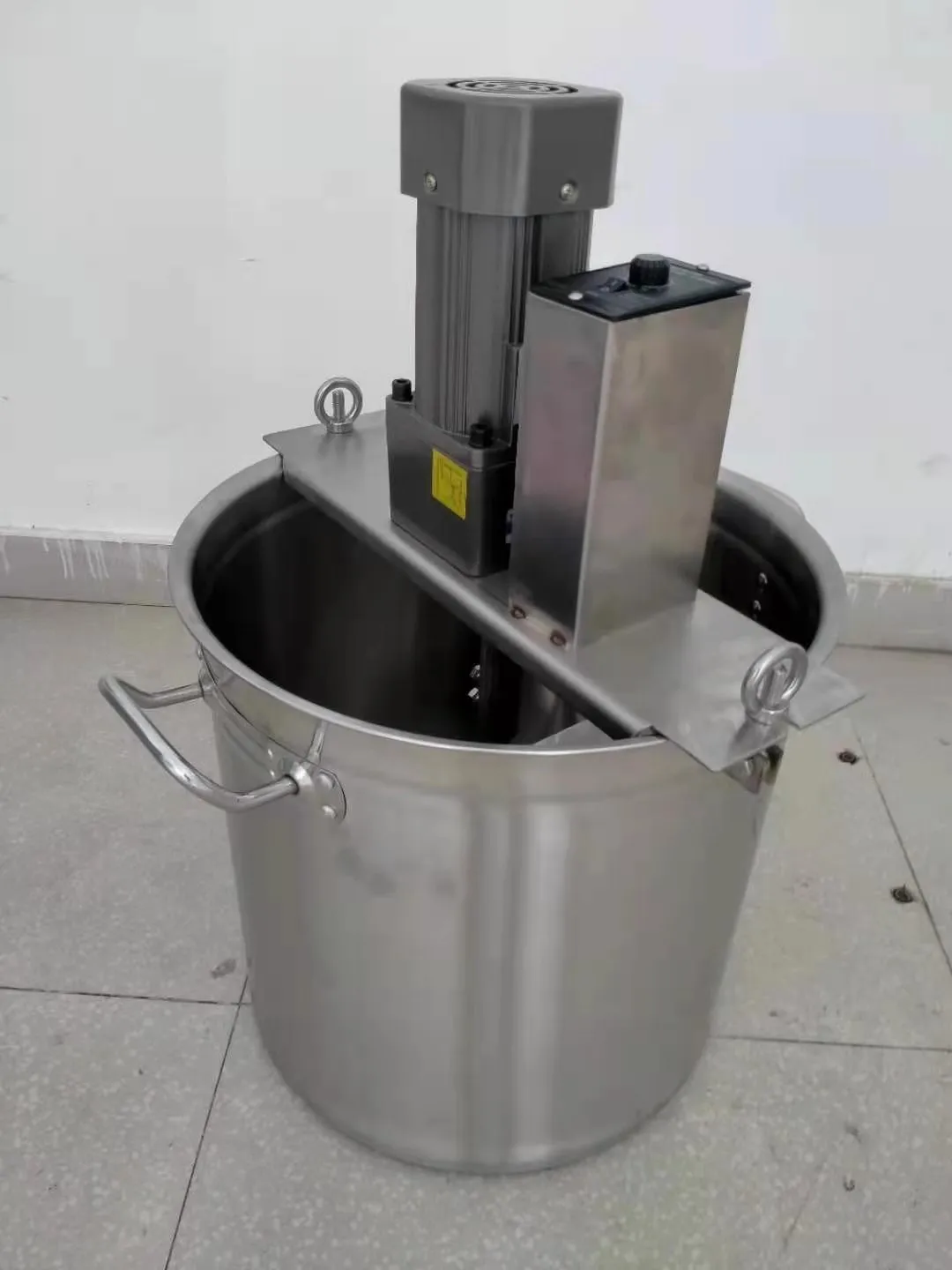 5-10KG Small Automatic Hot Pot Bottom Frying Machine Bean Paste Pepper Mixed Meat Food Cooking Mixer Jam Sauce Chili Sauce
