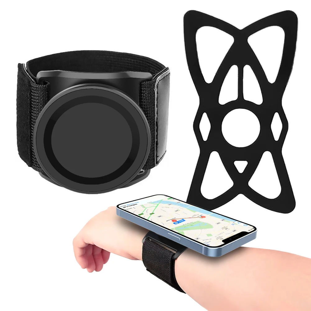 Magnetic Phone Holder Multifunctional Strong Magnetic Suction Phone Bracket Running Phone Holder Arm Strap for Stanley Cup