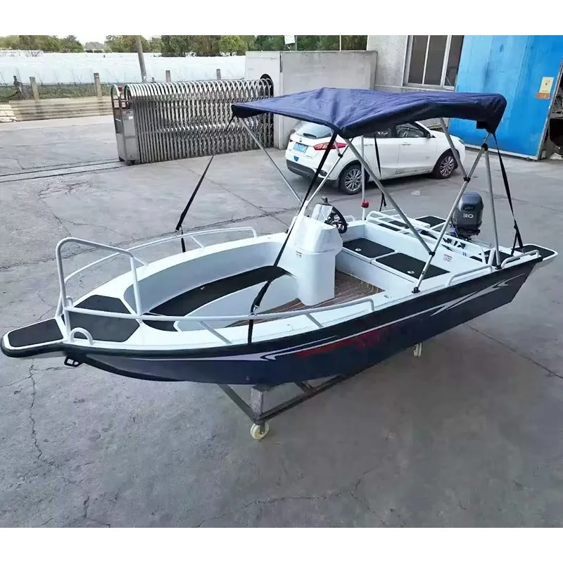 Small Welded China 6 Person Used Aluminum Sport Gps Bait Offshore Center Console Remote Control Carp Fishing Speed Bass Boat