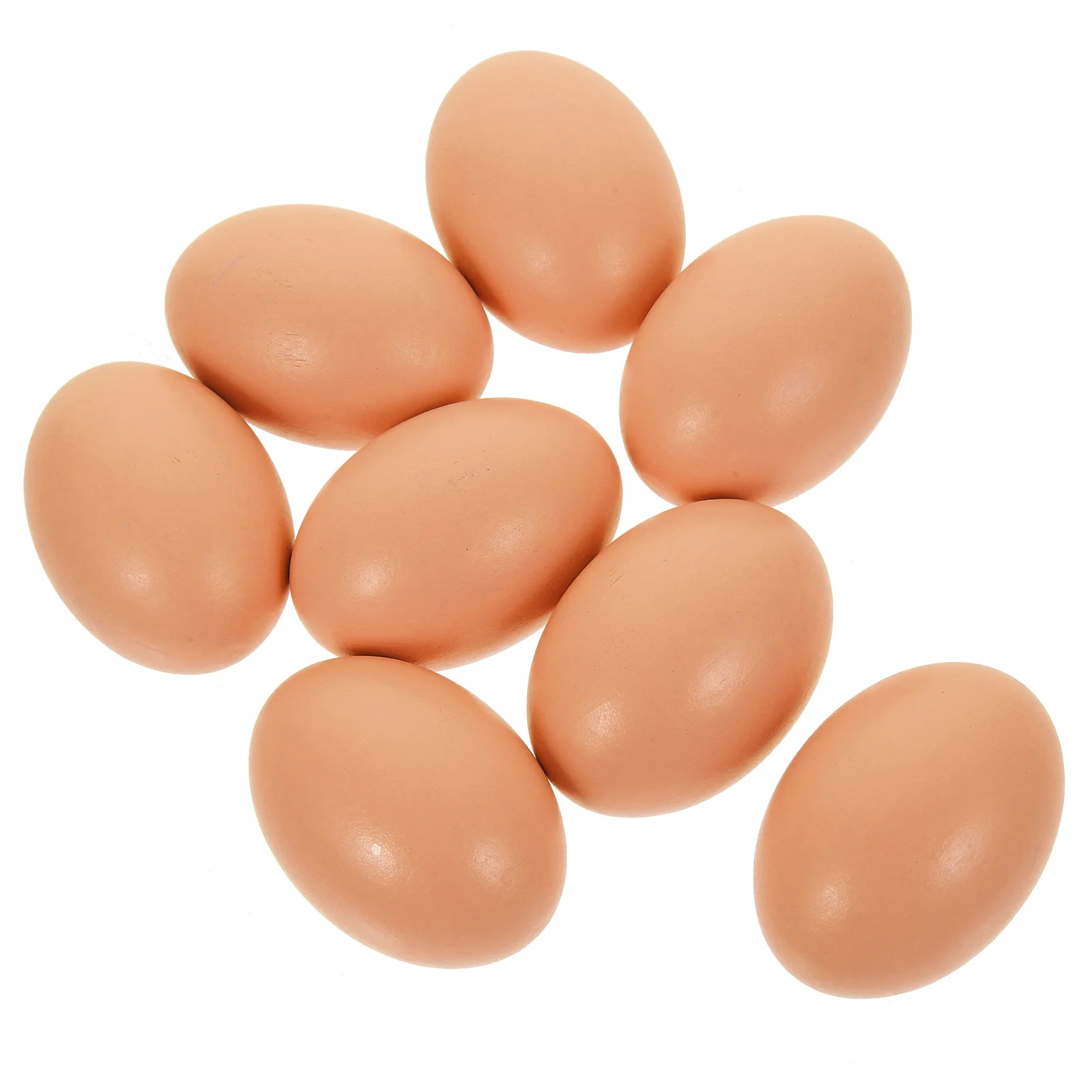 8 pçs simulação ovos de madeira para pintar ovos para decorações diy de páscoa inacabado ovo de madeira arte ovo de madeira suprimentos