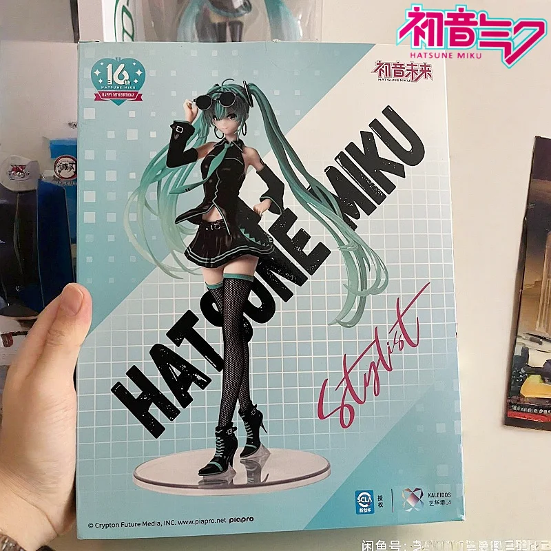 

Hot Original Hatsune Miku Figure Stylist 16th Birthday Commemoration Action Figurine Anime Collection Model Doll Xmas Gift