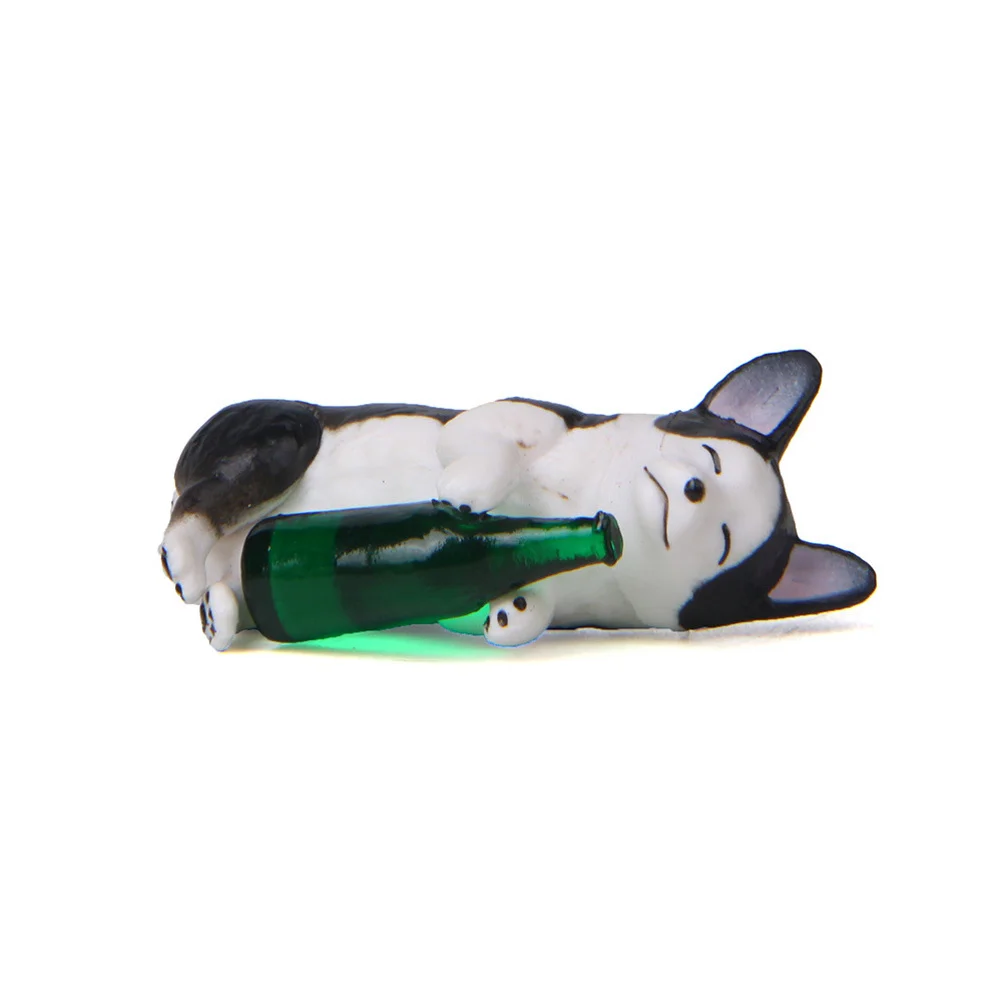 

Premium Husky Crafts Wine Bottle Holder Artistic Ornament for Home Office Living Room Dog Crafts Home Husky Decor