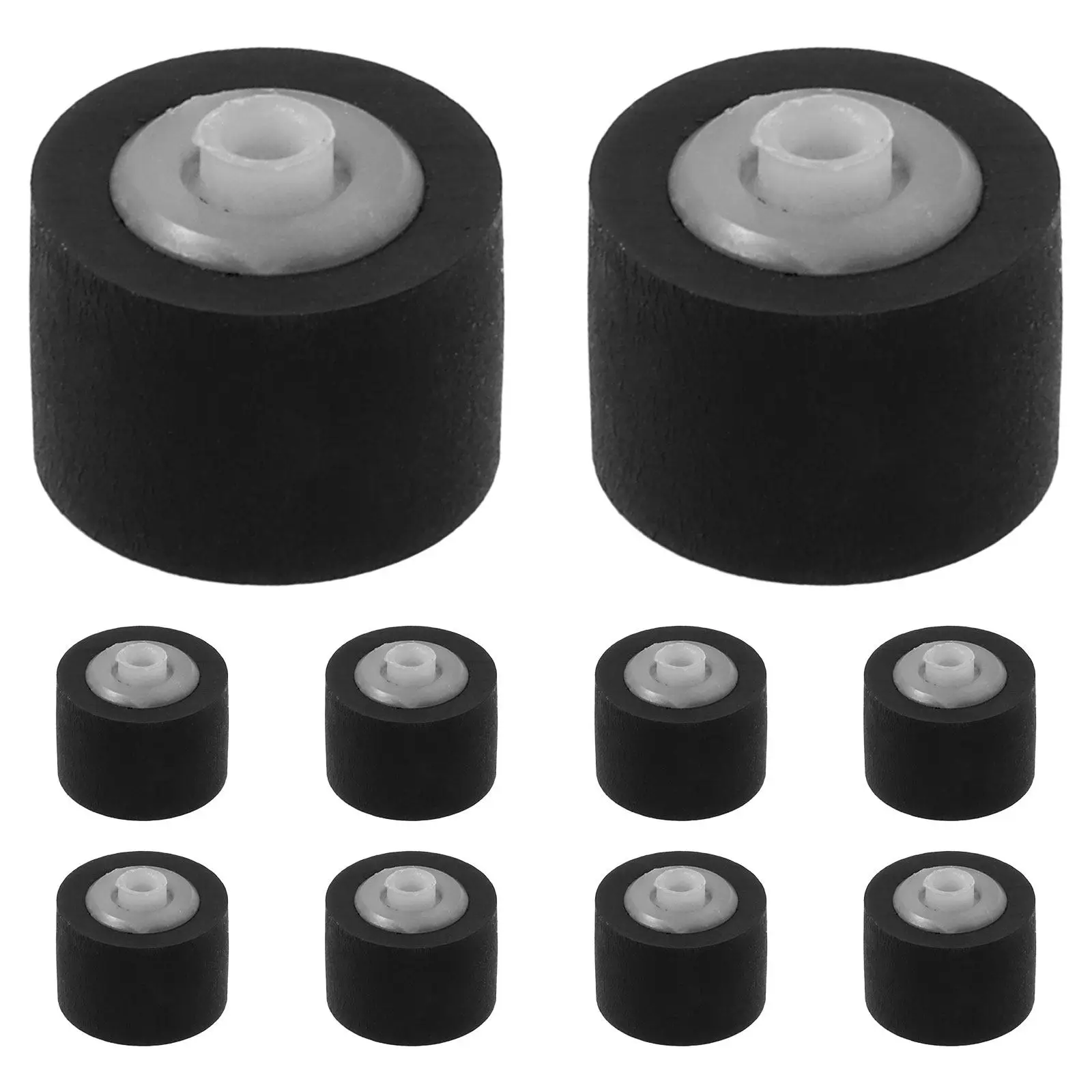 10Pcs Recorder Pinch Roller Wear Resistant Cassette Deck Pressure Roller Tape Recorder Repair Parts Low Noise Vintage Audio view 6