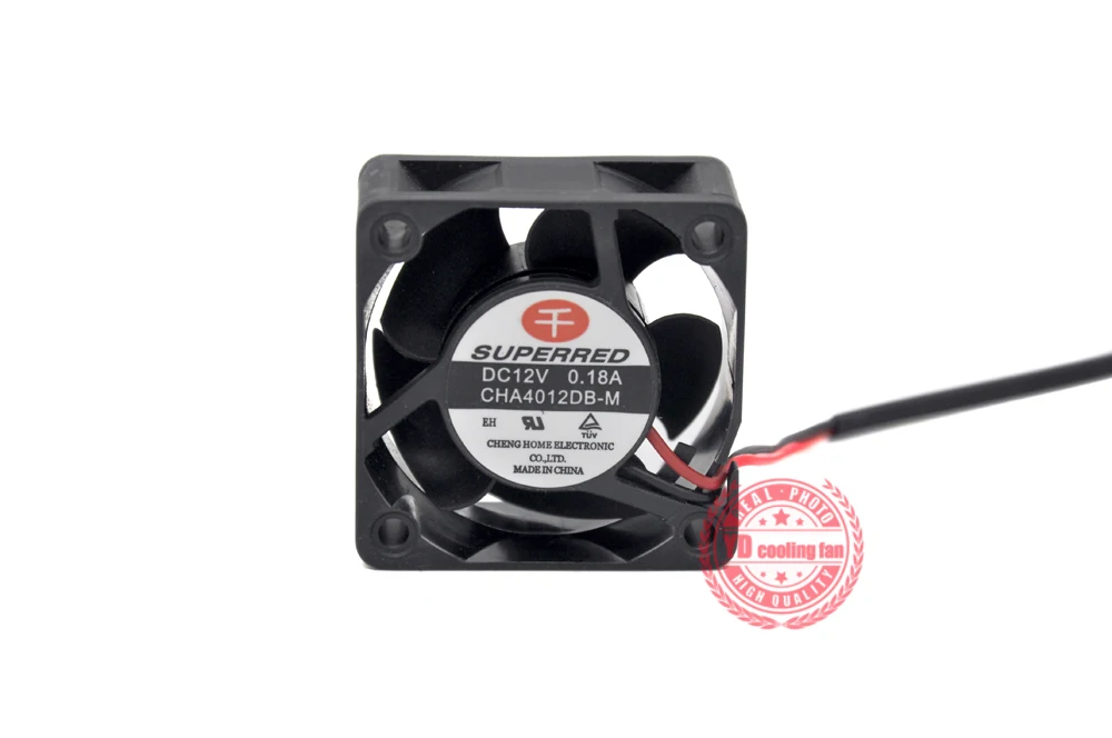 NEW SUPERRED CHA4012DB-M 4020 double ball bearing 4CM 4CM high air volume cooling fan