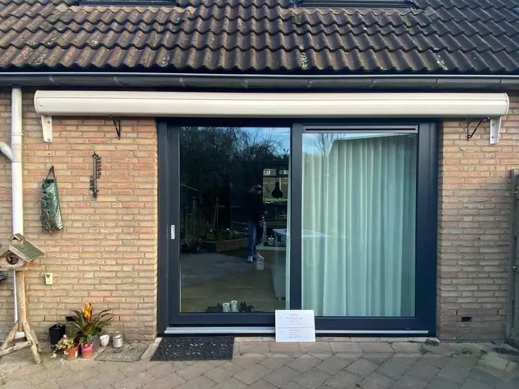 

Aluminum Sliding Door for Balcony Patio Low-e Glass Sliding Doors System Powder Coating Home Door for Exterior Application