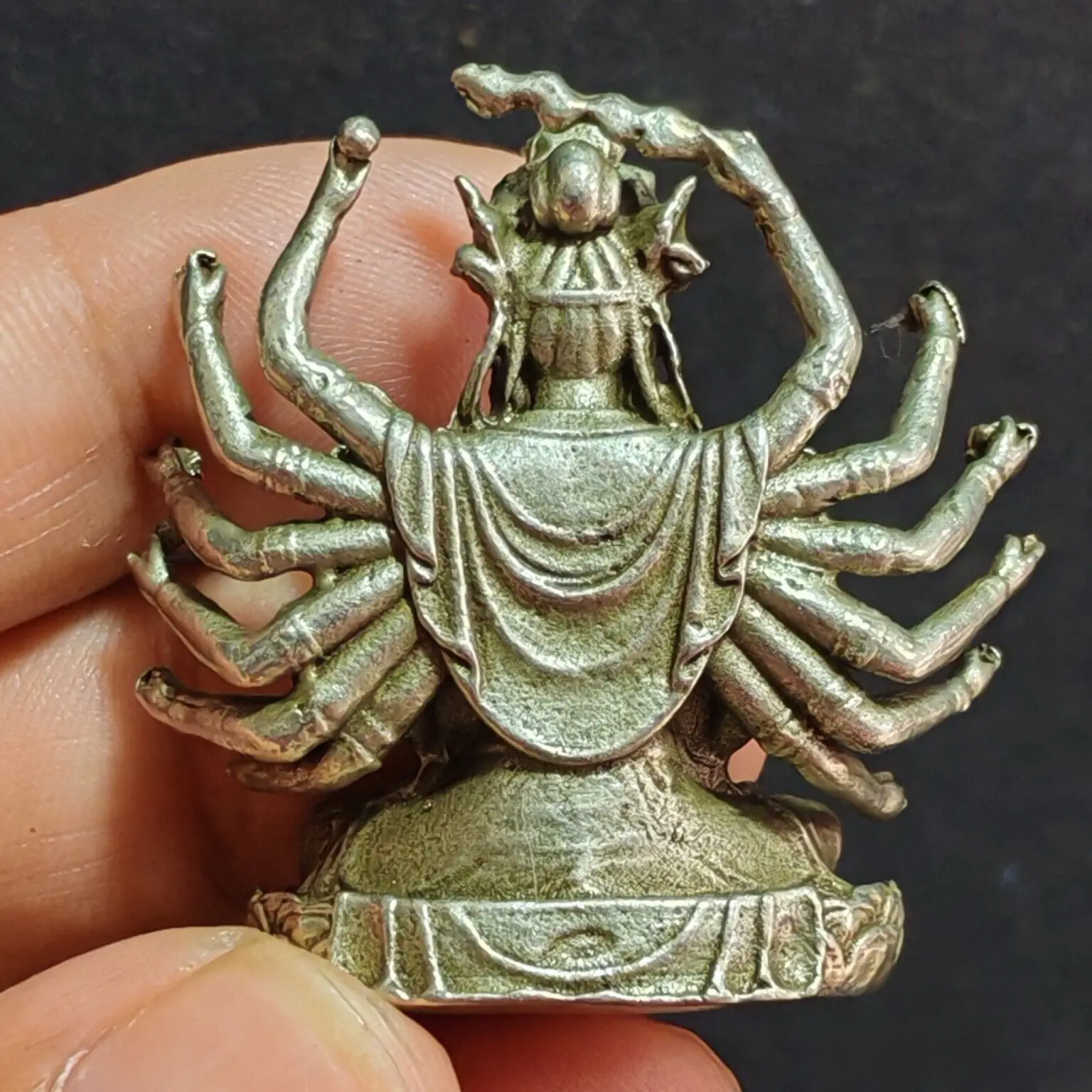 Ancient Chinese Retro Tibetan Buddhism Zhuntifo Mother Buddha Statue Desktop decoration