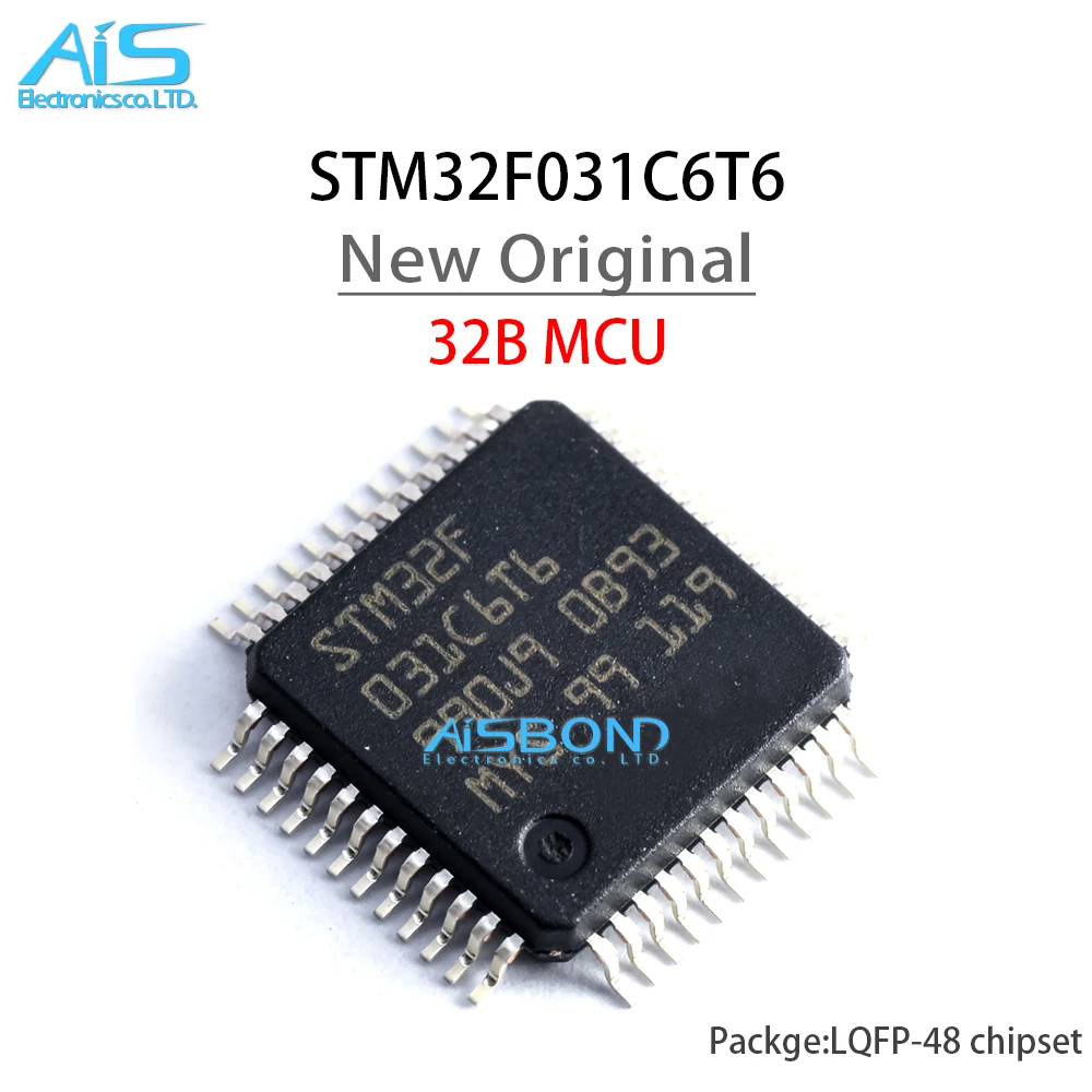 

Original STM32F030 STM32F030C6T6 STM32F031C6T6 STM32F030C8T6 STM32F030CCT6 LQFP-48 microcontroller ARM-based 32-Bit MCU