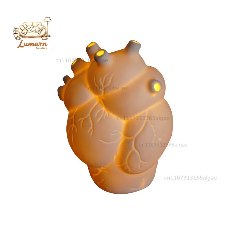 Dark series, exported to Nordic personalized ceramic creative ornaments, abstract art modeling lighting ornaments Halloween