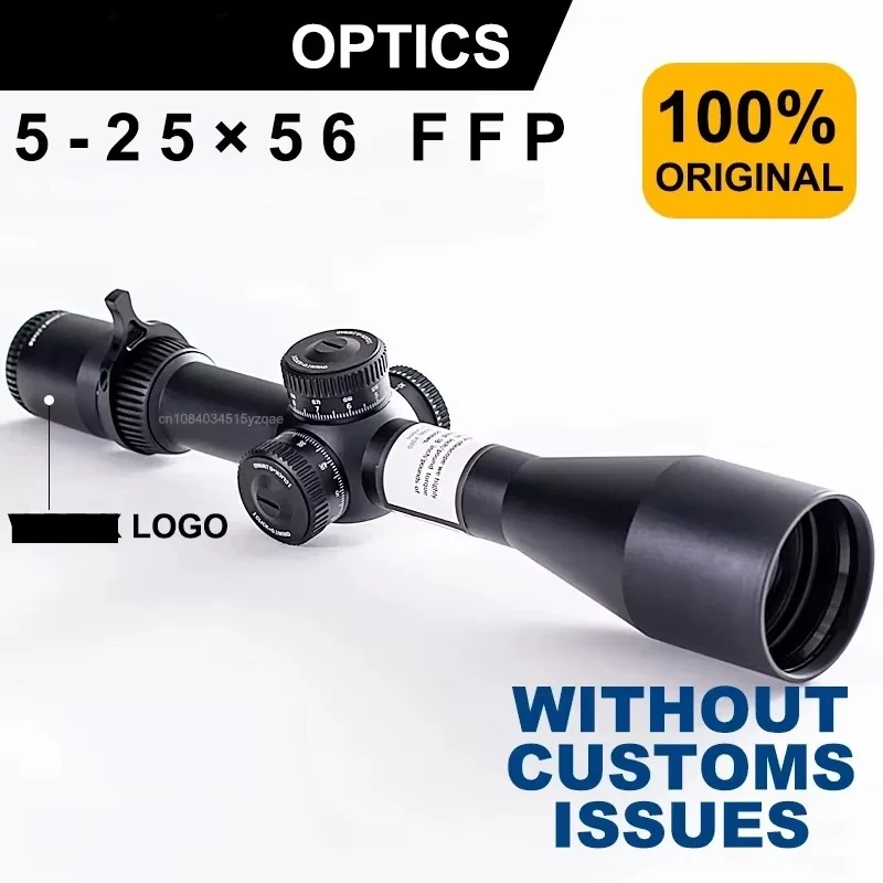 البصريات الأصلية 5-25X56 الطائرة البؤرية الأولى (FFP) Riflescopes EBR-7C (MRAD) شبكاني 34 مللي متر أنبوب رافعة رمي غاز النيتروجين