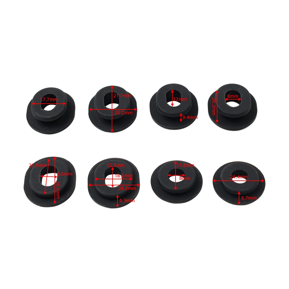 Goldwing GL1500 Motorcycle Rubber Side Cover Grommets Set For Honda Gold Wing GL 15001988-2000