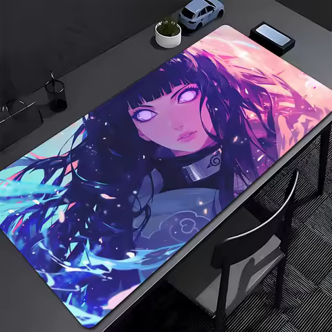 Gaming Mouse Pad NARUTO Hyūga Hinata Office Carpet Mouse Mats Gamer Rug Desk Accessories Computer Table Pads PC carpet Mousepad