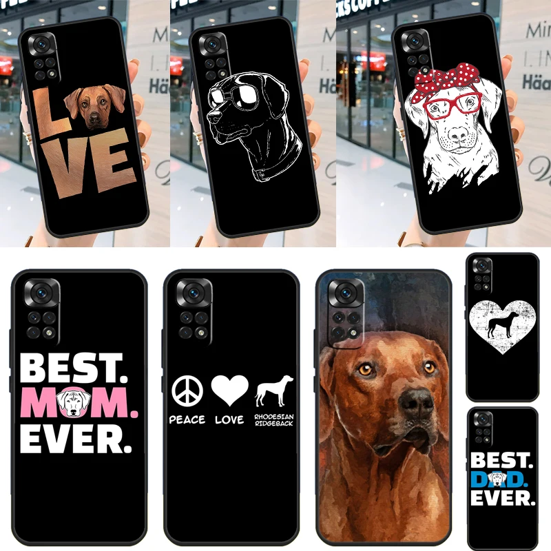 Rhodesian Ridgeback Dog Case For Xiaomi Redmi Note 10 8 9 11 12 Pro 12 Turbo 9S 10S 11S 12S Redmi 9C 10C 12C Coque