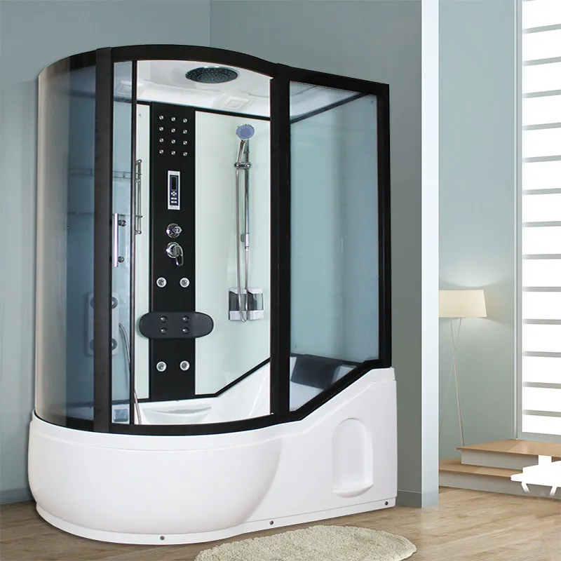 The Shower Room Can Be Bathed As A Whole, Surfing Massage, Household Bathtub Partition, Tempered Glass Bath Room Is Integrated