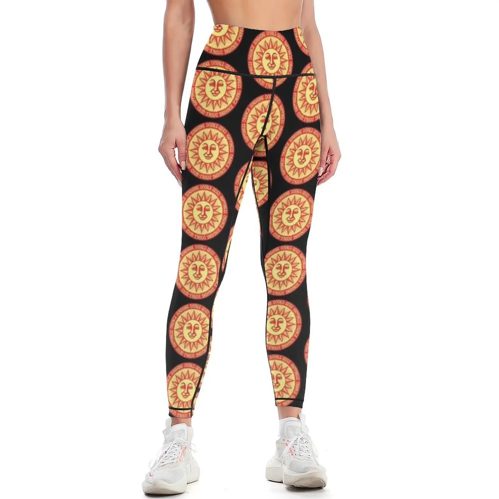 

LSD Blotter "Orange Sunshine" Double-Sided Happiness 1969 Leggings Women's sports workout clothes for Womens Leggings