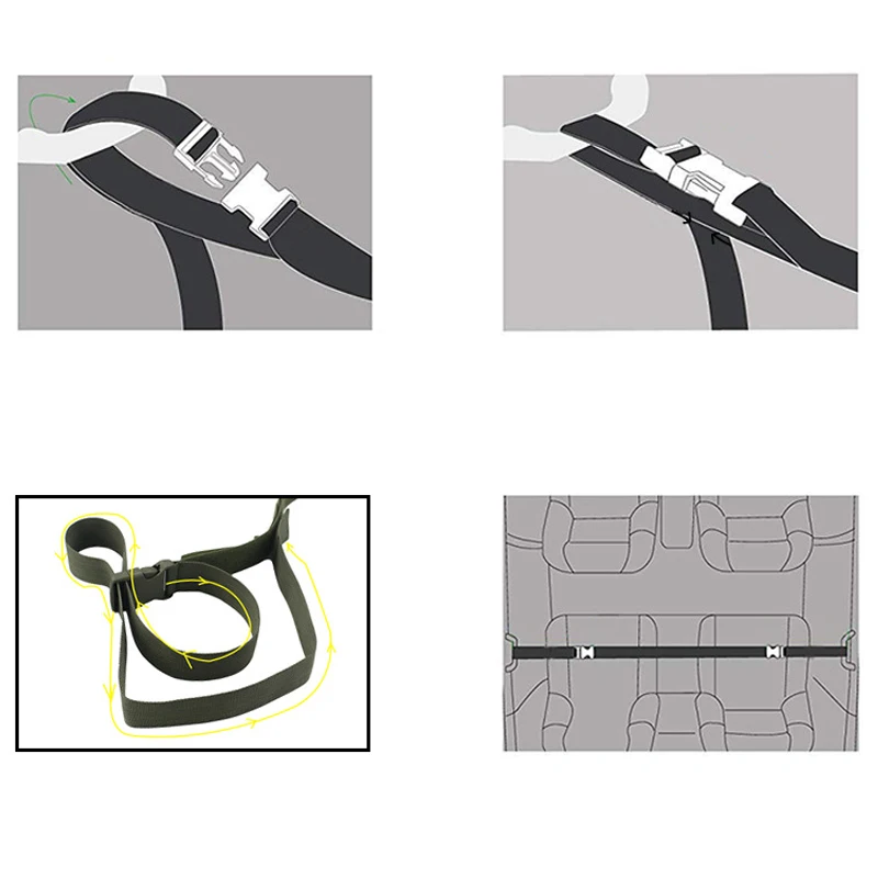 Imagem -04 - Veículo Pesca Rod Rack Holder Ferramentas de Pesca Armazenamento Carro Portador Isca Titular Fixo Dentro do Veículo