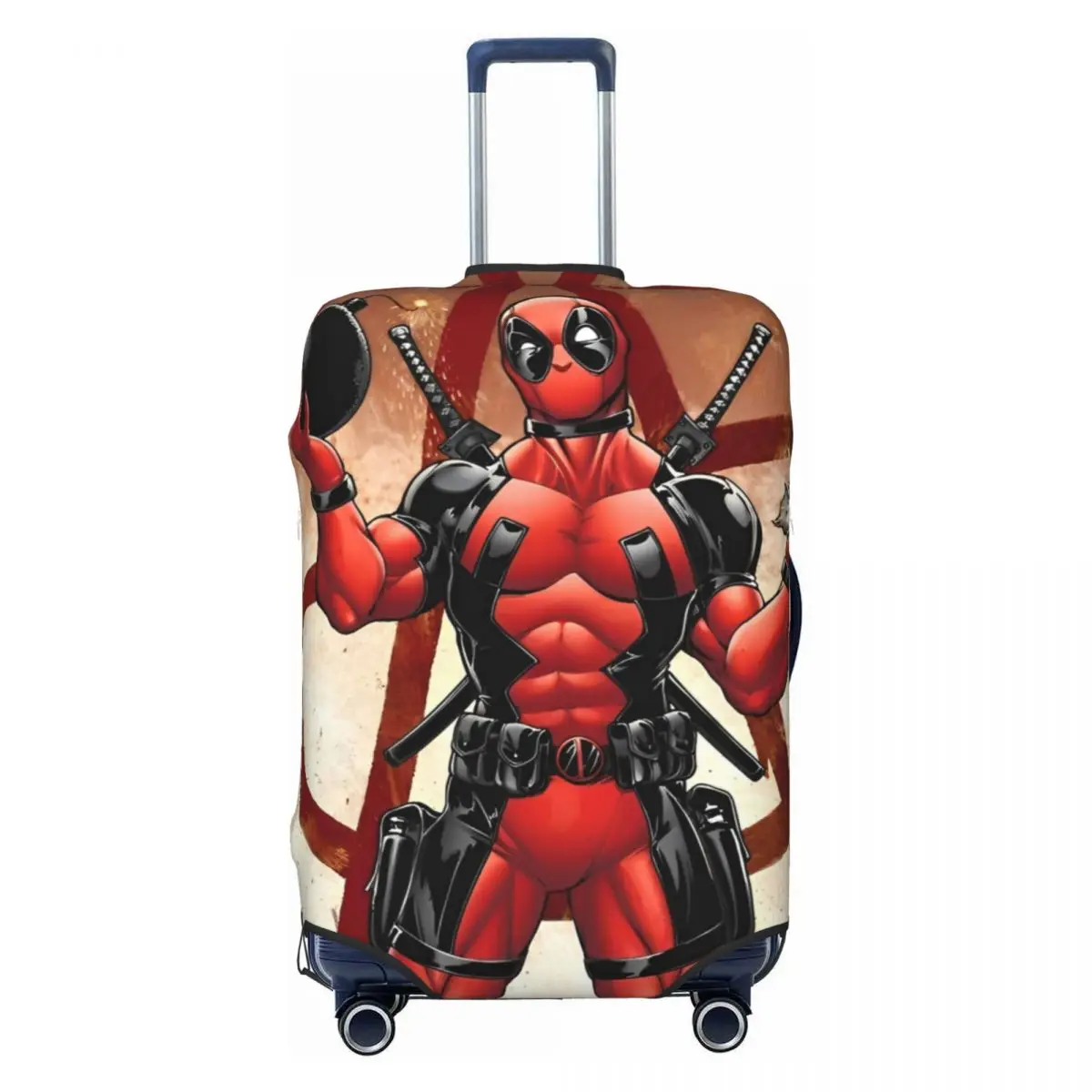 

Marvel Deadpool & Wolverine Suitcase Cover Fun Travel Protection Luggage Supplies Vacation