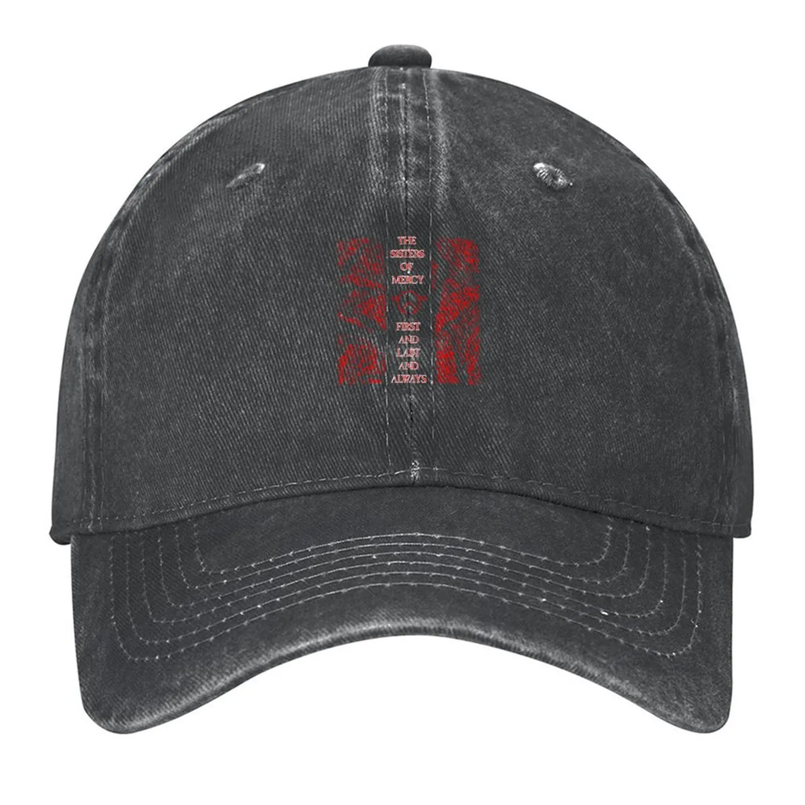 

First And Last And Always - Red - The Sisters Of Mercy Baseball Cap black Hood fashionable Dropshipping Mens Women's