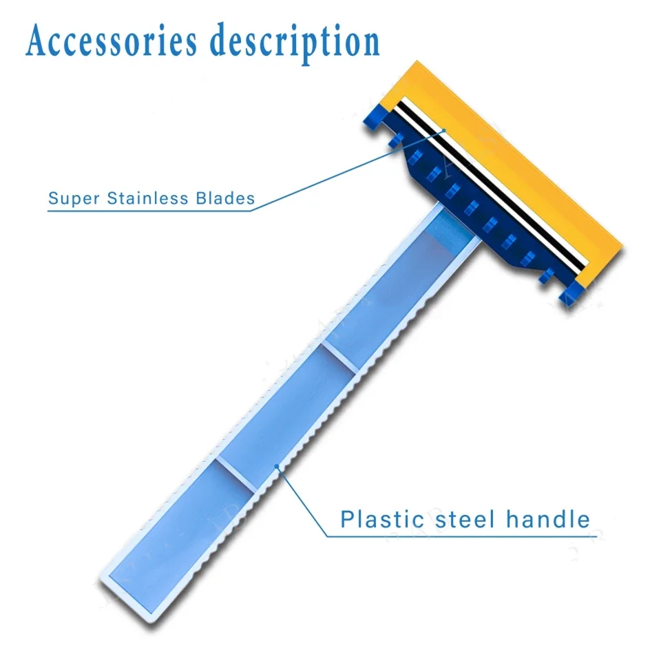 30 قطعة/صندوق ماكينة حلاقة للاستعمال مرة واحدة للنساء ماكينة حلاقة يدوية صحية 1 شفرة حادة للغاية مع رأس مشط للوجه أسفل الساق الذراع بيكيني #6