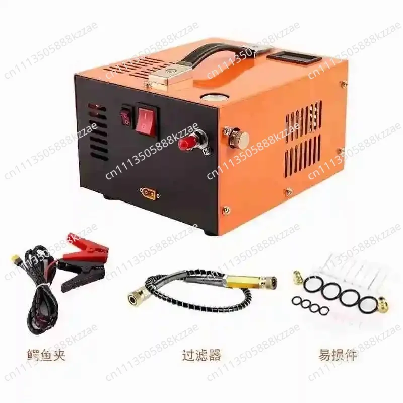 Car 12V Electric High Pressure Pump 30mpa Portable Compression Air Pump Submersible Breathing Pump 4500ps