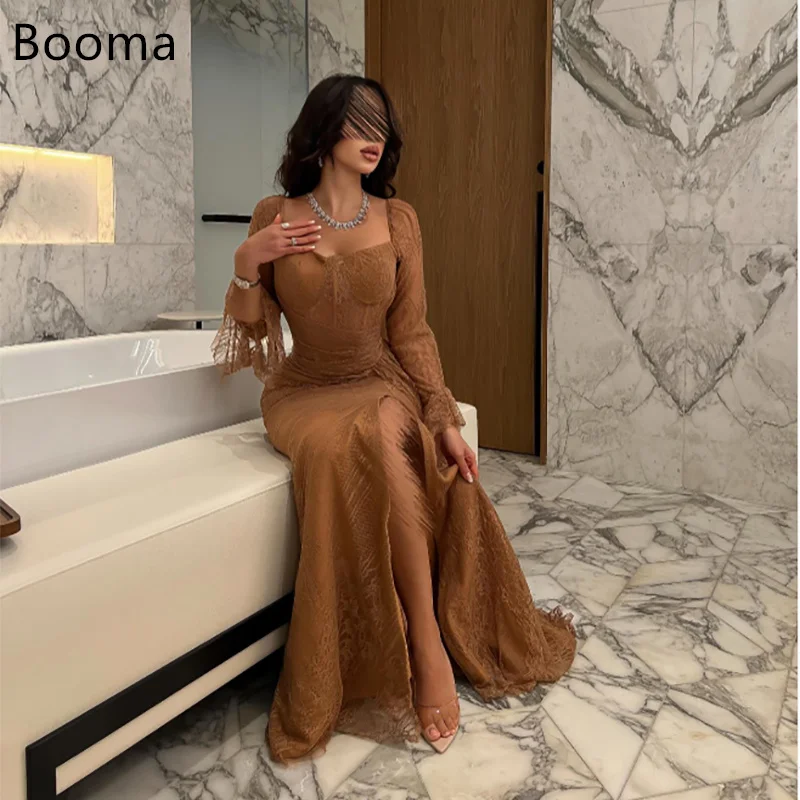 

Booma Mermaid Long Lace Side Split Elegant Women Prom Formal Gowns for Women Evening Dress Dresses Simple Customized 2025