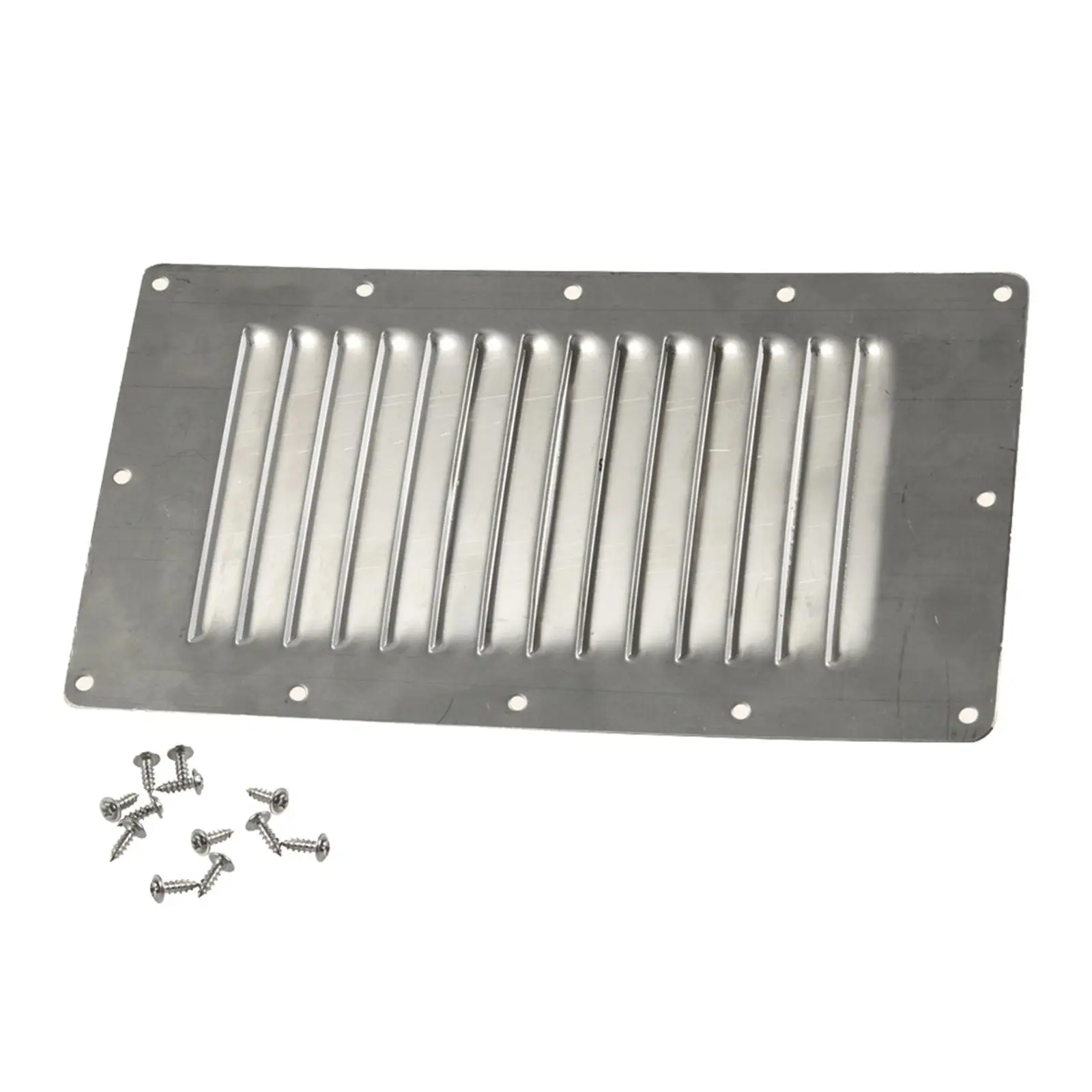 Stainless Steel Louvered Vent Repair Parts Accessories Assembly Louvered Grille Cover Vent Ventilation Louver for Boats Rvs