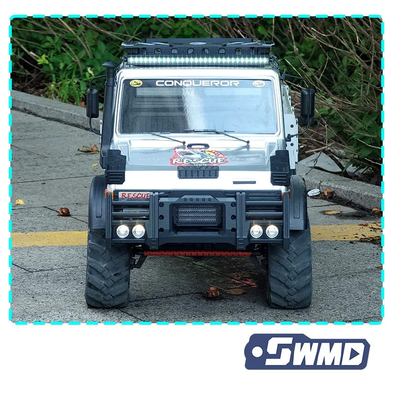 Crawler Off-Road Front Bumper No-Damage Install PLA High-Toughness Solid Print for WLtoys Big Shark 1/6 RC Crawler Upgrade