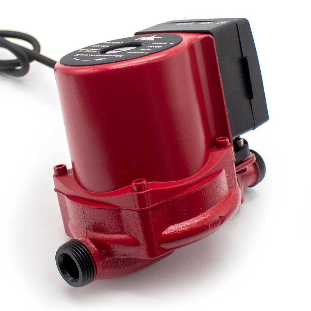 Imagem -05 - Bomba de Circulação Automática de Aquecimento de Piso Silencioso 220v Bomba de Reforço de Água de Retorno Bomba de Proteção de Velocidade Ajustável 100w 25l Min