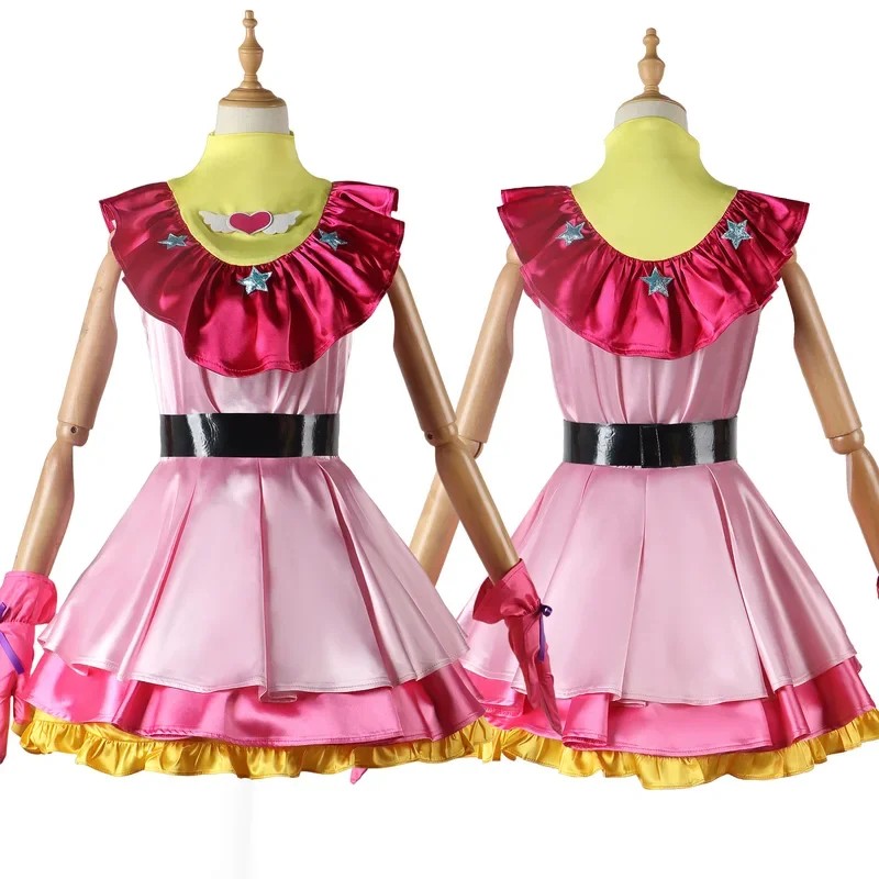 Anime Oshi no Ko Fantasia Cosplay para Meninas, Ai Hoshino, Ruby Akuamarin, Arima Kana, Uniforme Escolar, Vestido Aqua Lolita, Fato e Peruca