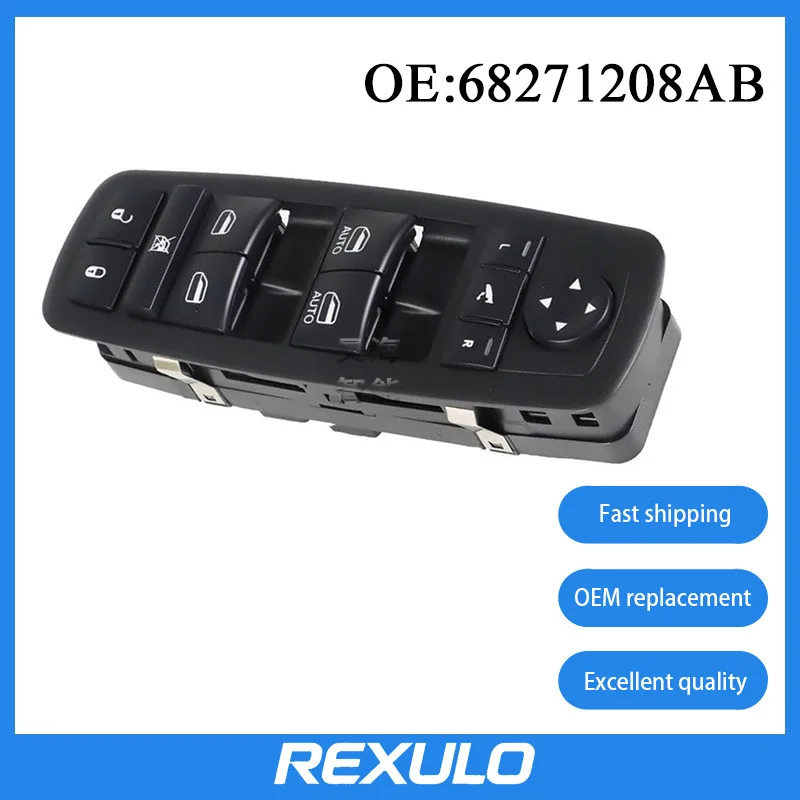 68271208AB for 13-19 Jeep Cherokee Automobile Window Glass Lifter Switch Assembly