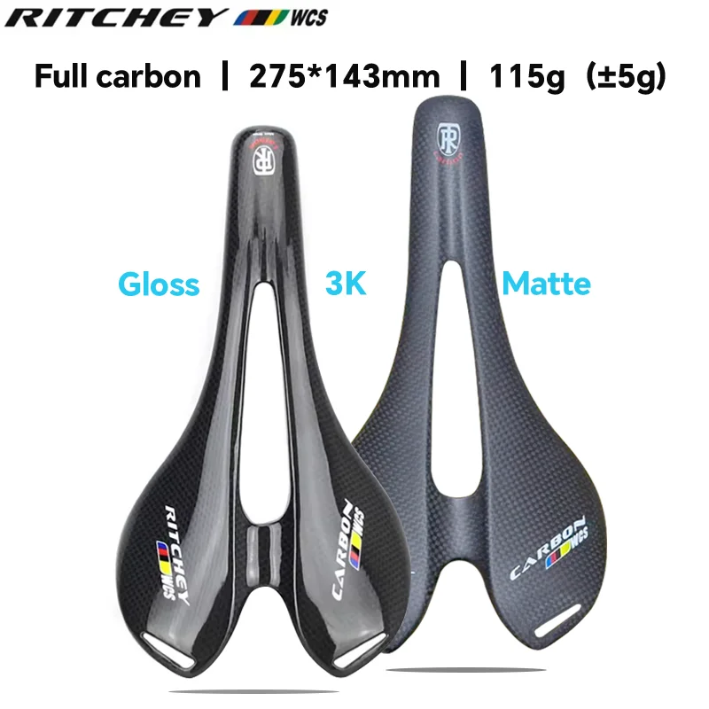 

Седло Ritchey WCS MTB/Шоссейный велосипед 3K Глянцевое/матовое полностью карбоновое седло Запчасти для велосипеда Велосипедное сиденье