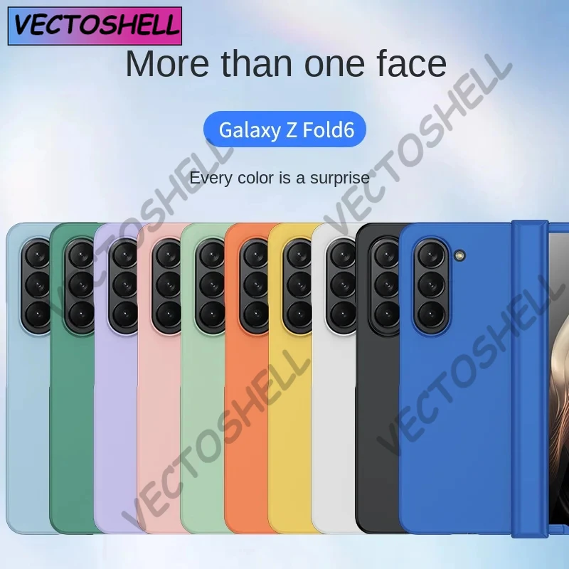Dla Samsung Galaxy Z Fold 6/5/4/3 Etui Hard PC z ochroną zawiasów Wstrząsoodporna, smukła obudowa