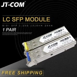 1Gb LC SFP Module single fiber Optical Transceiver Gigabit Fiber sfp switch module 3-120km Compatible with Mikrotik/Cisco switch