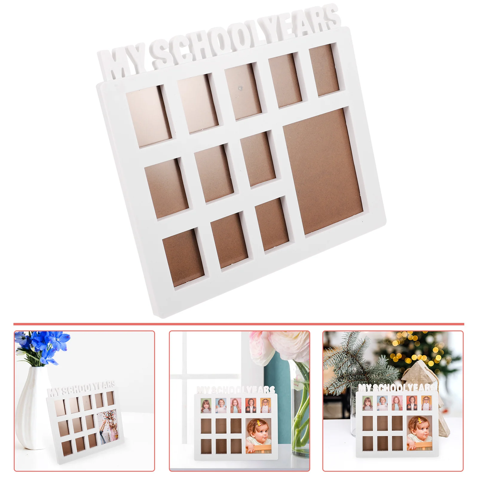 

Student Photo Frame Picture Holder Gift My First Album Kids Growth Record Pvc Plastic