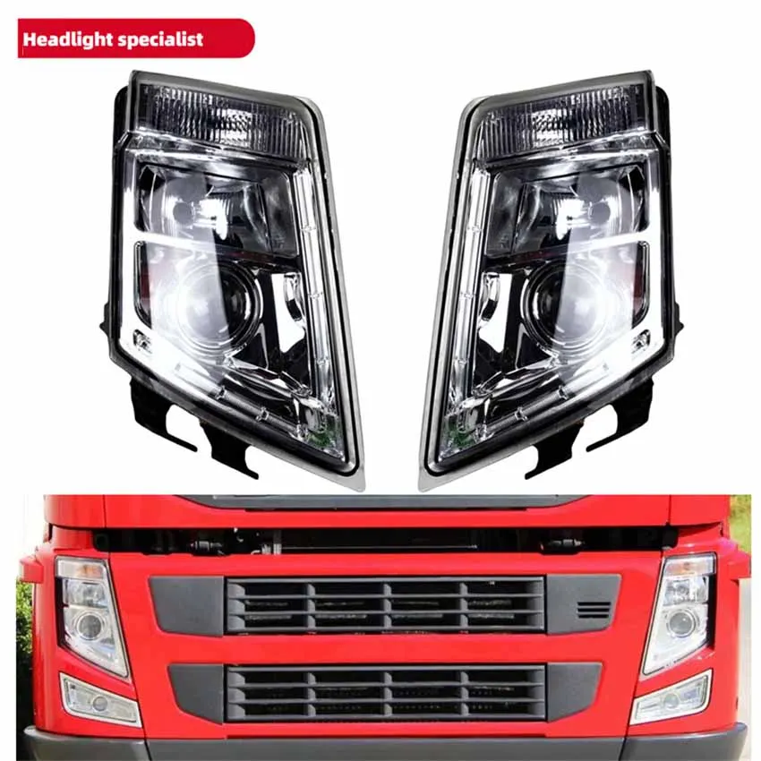 

Часть грузовика, фара, левая и правая фара для VOLVO, фара для грузовика FM400/FM440/FH12, аксессуары для автомобильных фар 21035637 21035638