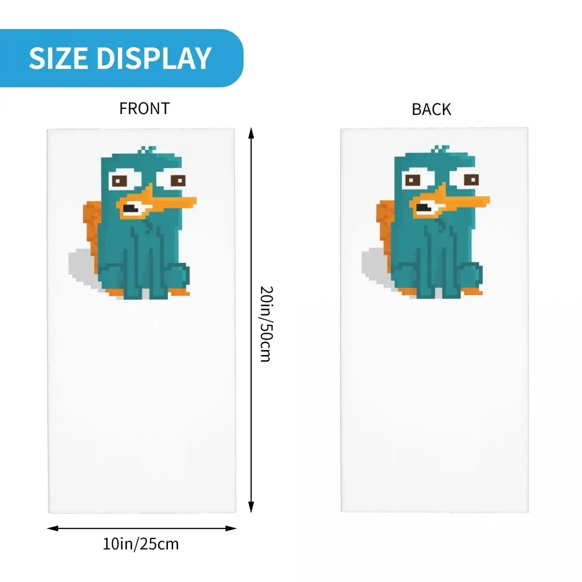 Perry The Platypus (51)-Bandana con estampado para adultos, pañuelo para la cara, multiusos, para senderismo y pesca, Unisex, todas las estaciones