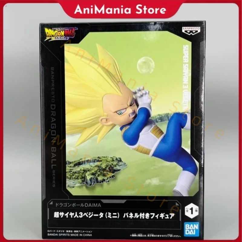 

BANDAI Dragon Ball Daima Super Saiyan 3 Vegeta Mini Figure with Panel brand new Spot goods Anime Figure Model Genuine Boxed Toy